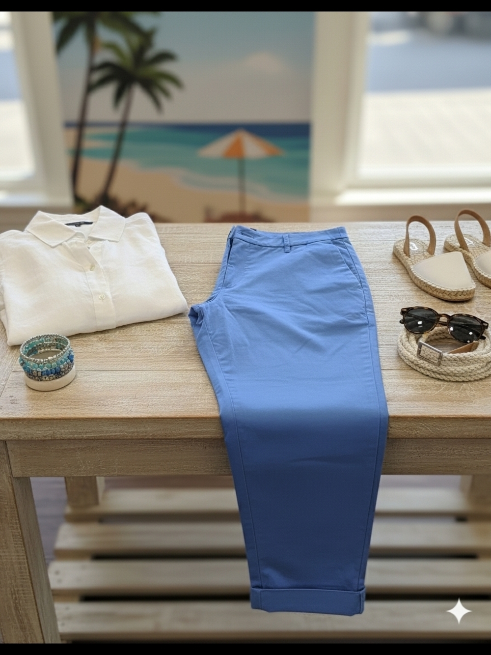 Wildfang The Essential Trouser In Periwinkle